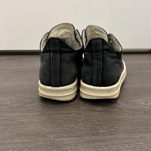 Authentic Rick Owens DRKSHDW Black Low Sneakers - Picture 11 of 11